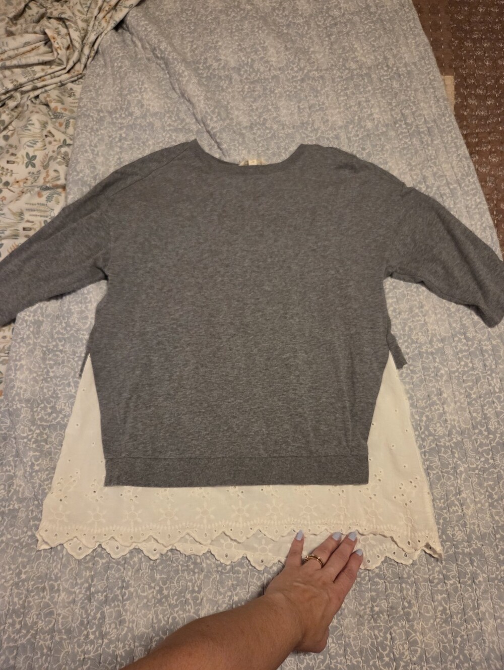 Matilda Jane Eyelet Layered Shirt